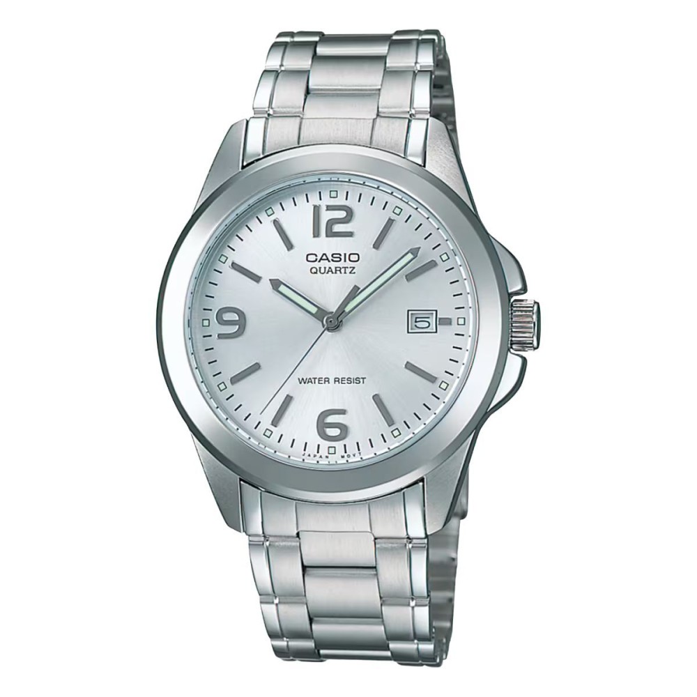 Ανδρικά Ρολόγια Casio MTP-1215A-7A Ασημί