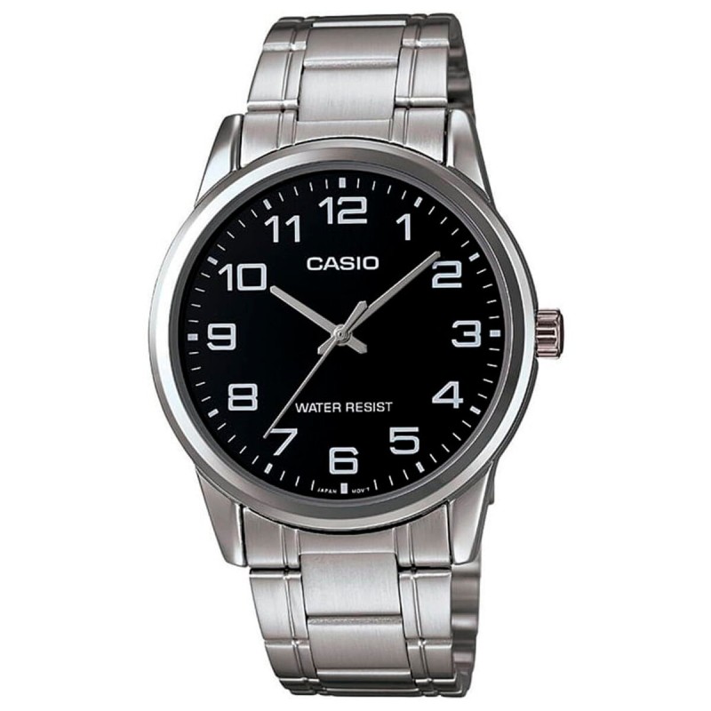 Unisex Ρολόγια Casio MTP-V001D-1BUDF Ασημί (Ø 45 mm)