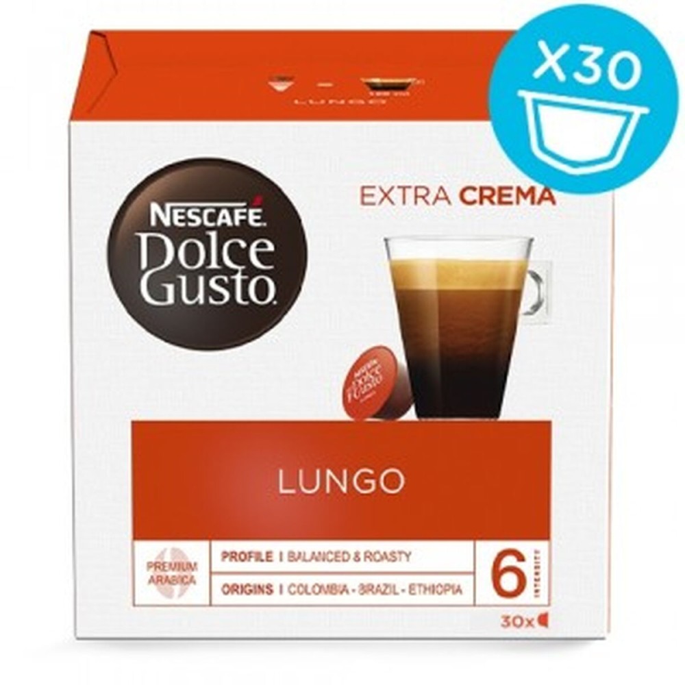 Κάψουλες για καφέ Nestle LUNGO 30 Τεμάχια (x1) (30 Μονάδες)
