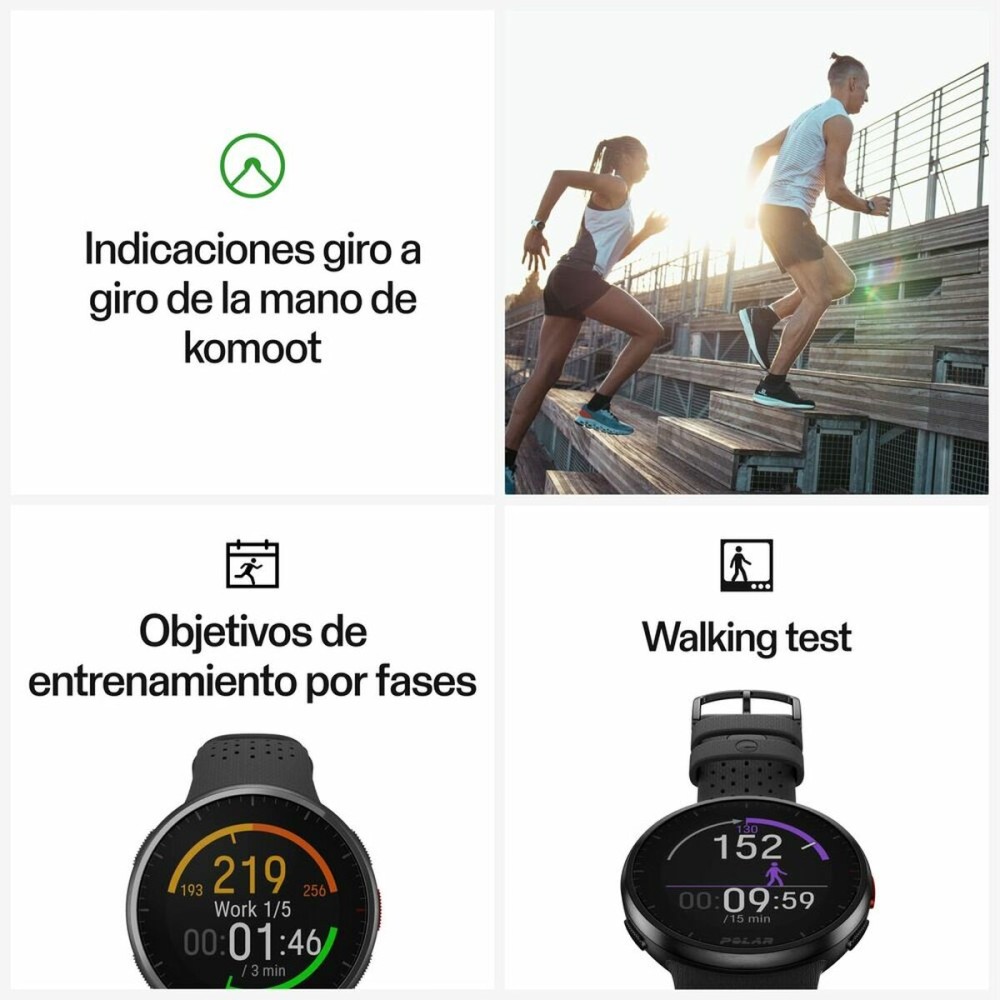 Smartwatch Polar Μαύρο 1,2"