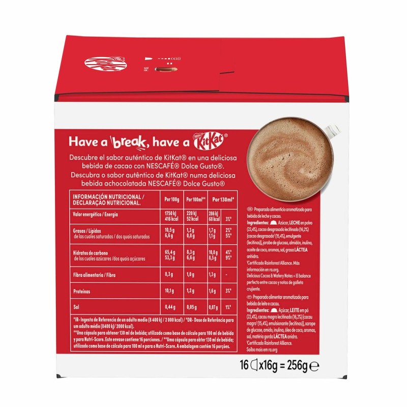 Κάψουλες για καφέ Dolce Gusto DOLCE G.12581057 16 Τεμάχια (16 Μονάδες)