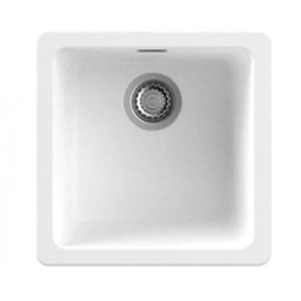 Νεροχύτη με Ένα Κύπελλο Nodor Λευκό