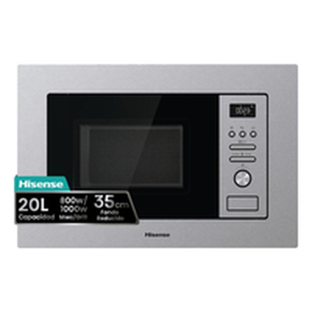 Φούρνος Μικροκυμάτων με Γκριλ Hisense BIM320G41X 800 W 20 L Χάλυβας
