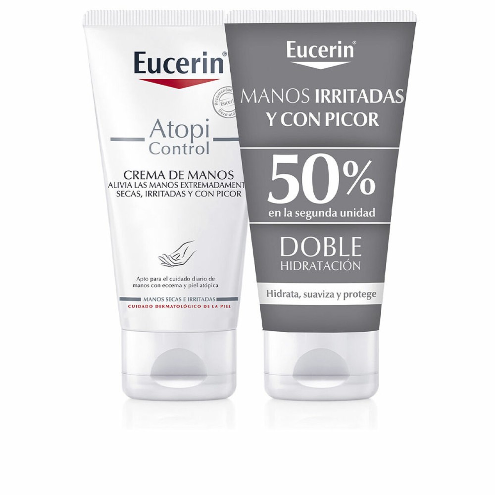 Κρέμα Χεριών Eucerin Atopicontrol Crema De Manos Lote 75 ml x2