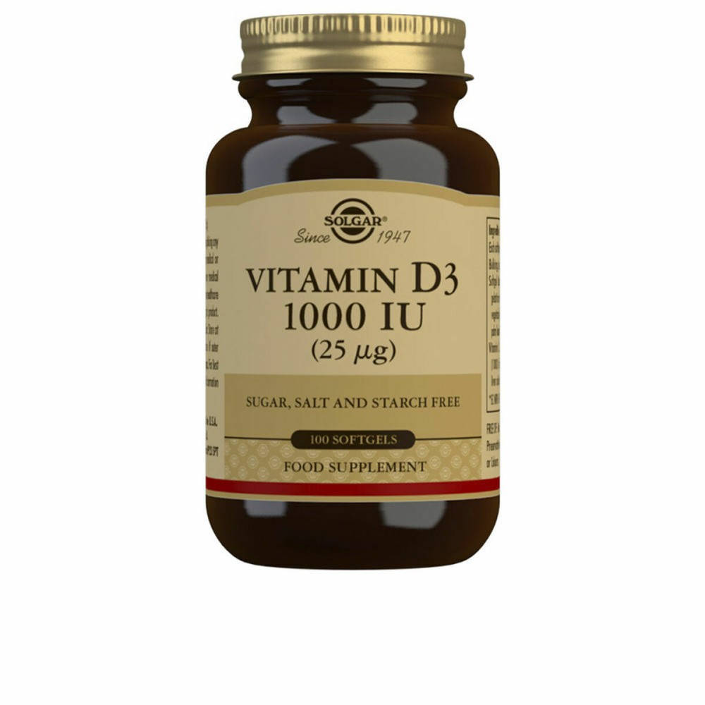 Βιταμίνη D3 (Iχθυέλαιο και Kολκαλσιφερόλη) Solgar Vitamina Ui 100 Μονάδες