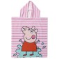 Πετσέτα- Πόντσο με Kουκούλα Peppa Pig Ροζ 50 x 115 cm