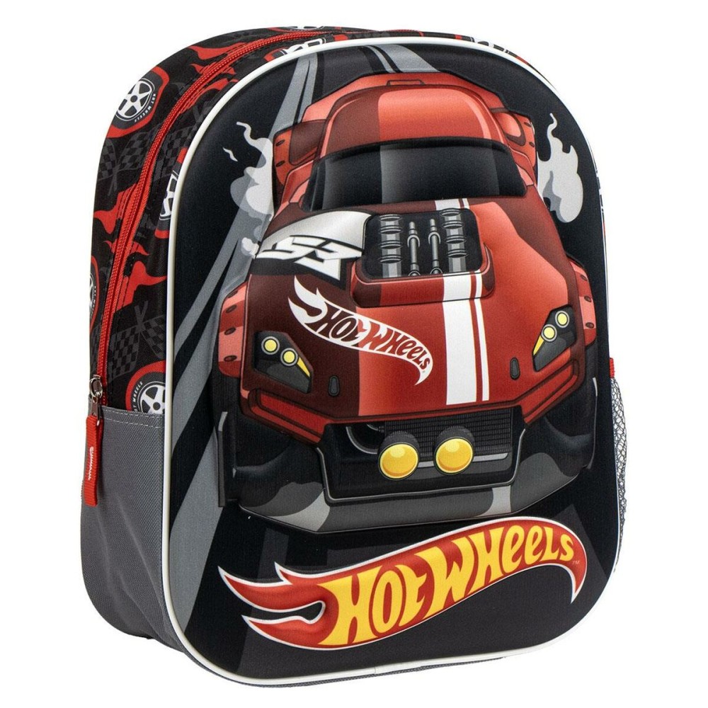 Σχολική Τσάντα Hot Wheels Γκρι 25 x 31 x 10 cm