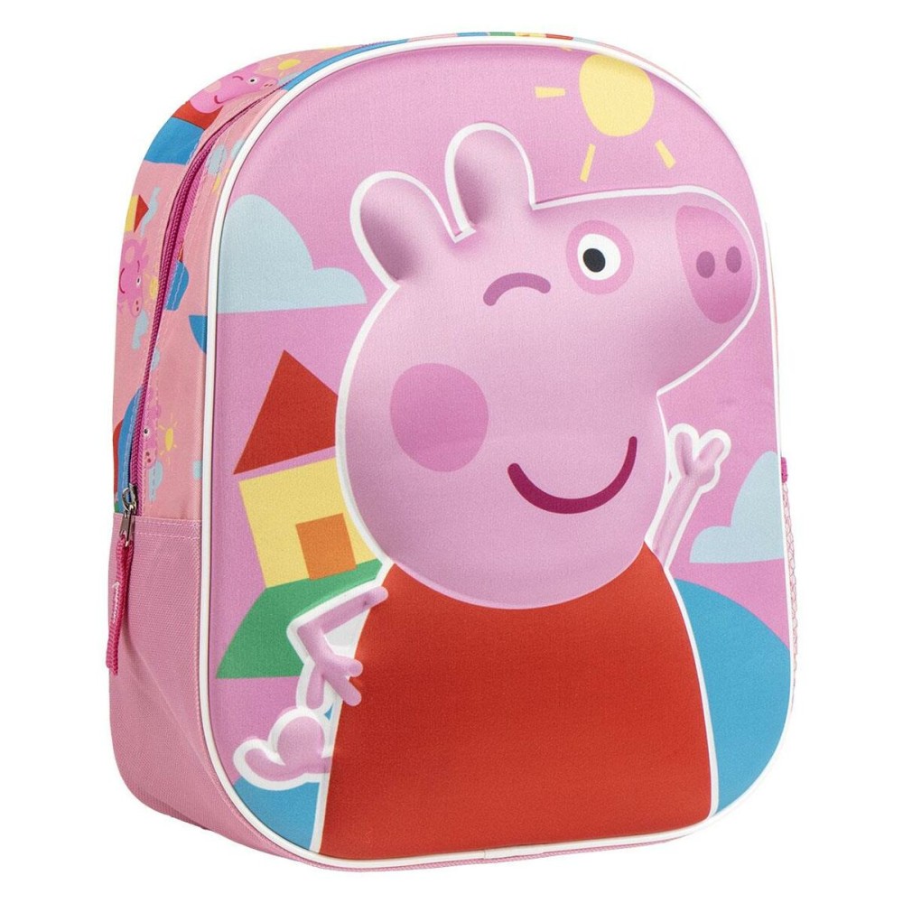 Σχολική Τσάντα Peppa Pig Ροζ 25 x 31 x 10 cm
