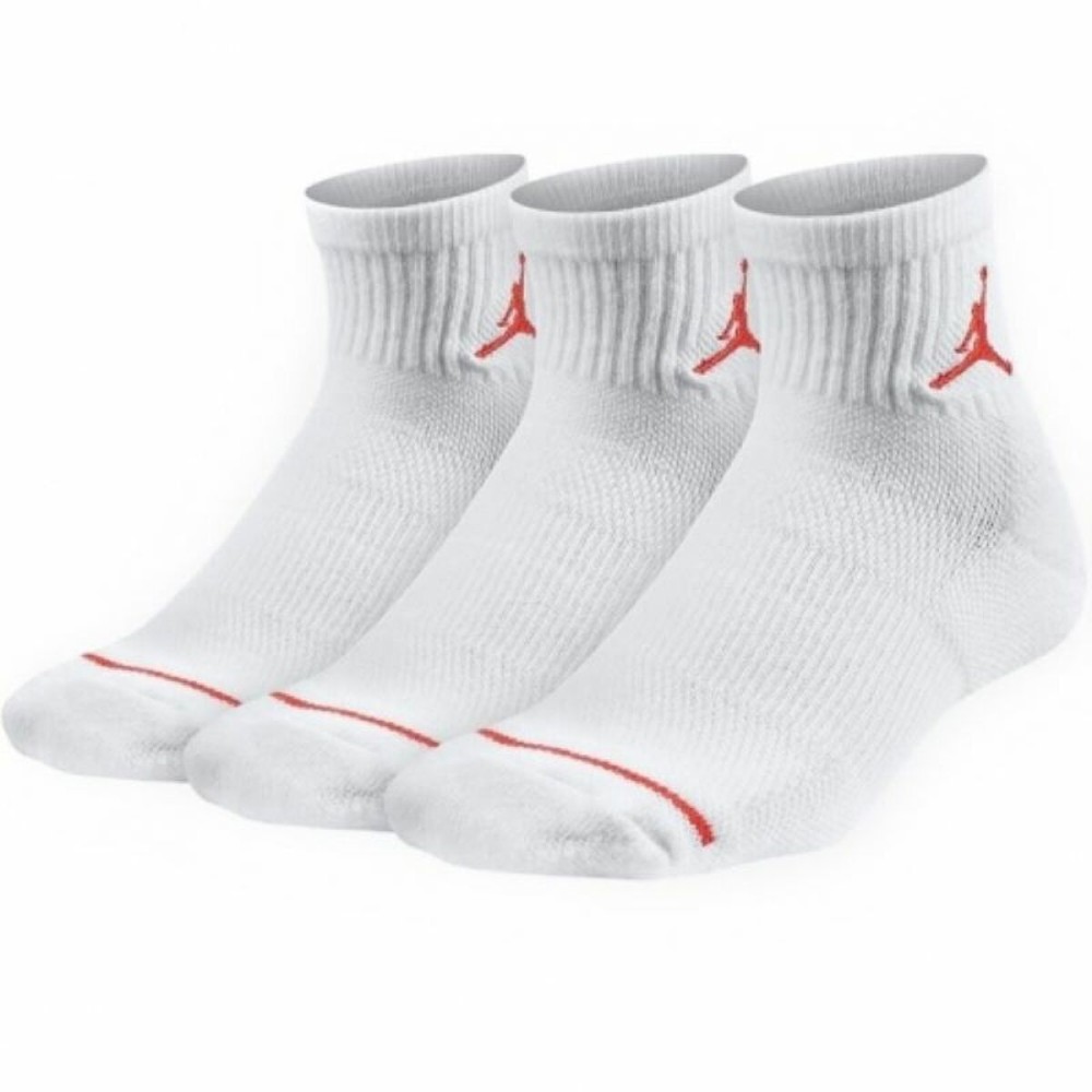 Αθλητικές Κάλτσες Jordan JORDAN JUMPMAN WJ0009 001 Λευκό 3 ζευγάρια