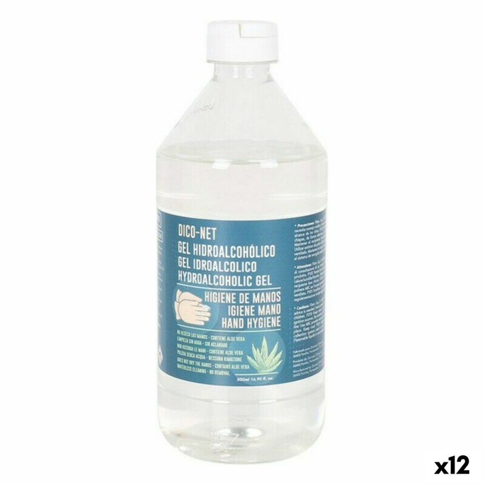 Υδροαλκοολικό Gel Dico-net 70% 500 ml (12 Μονάδες)