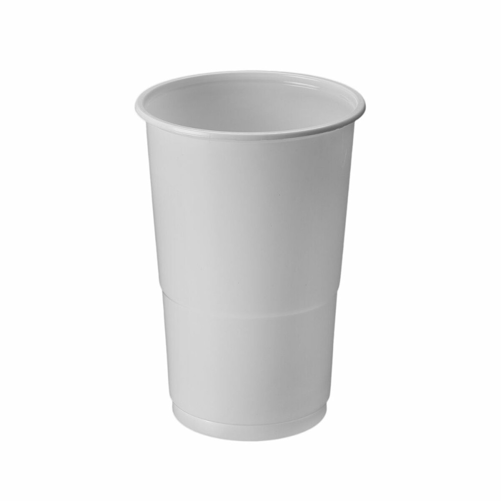 Σετ επαναχρησιμοποιήσιμων ποτήριων Algon Λευκό 24 Μονάδες 250 ml (50 Τεμάχια)