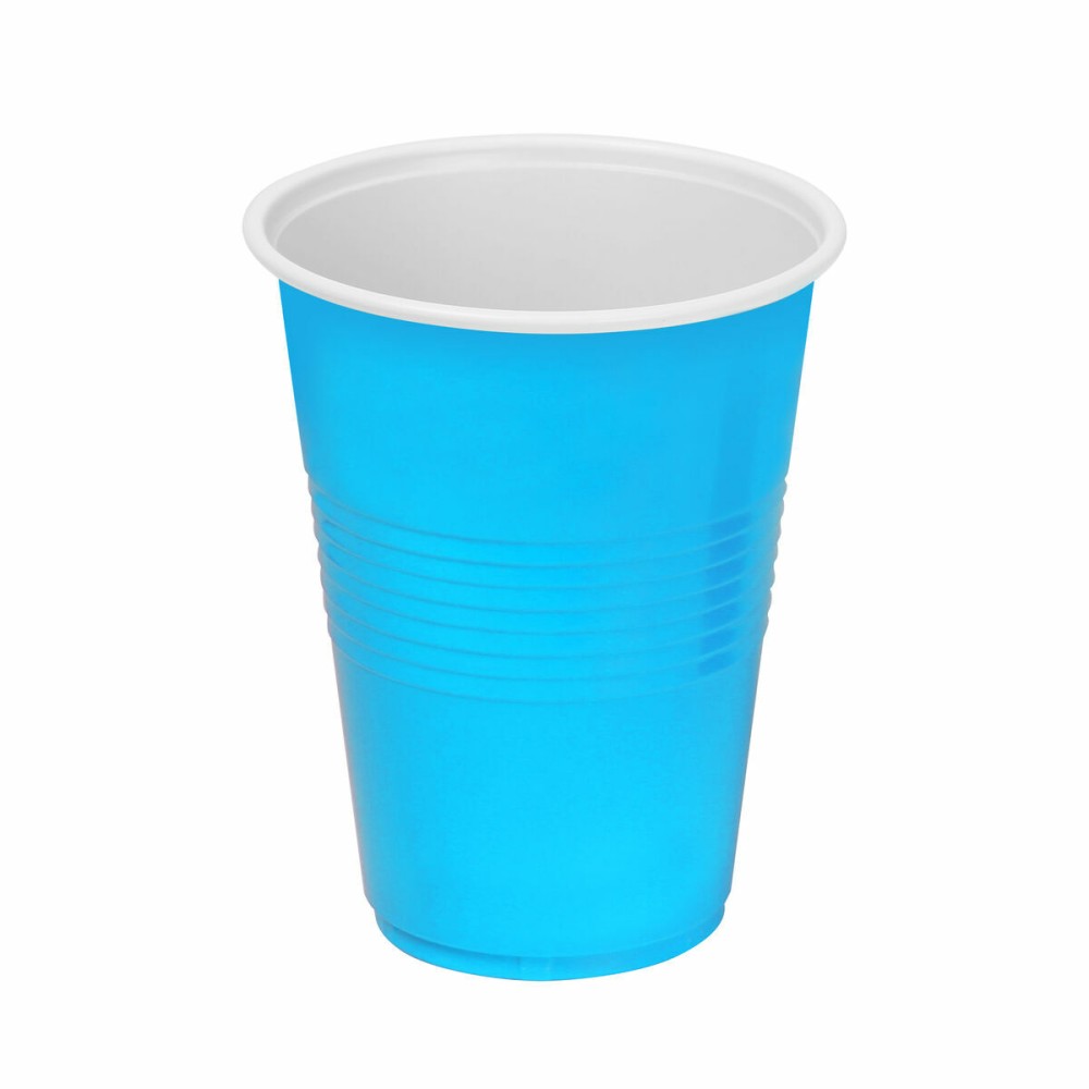 Σετ επαναχρησιμοποιήσιμων ποτήριων Algon Ανοιχτό Μπλε 48 Μονάδες 450 ml (10 Τεμάχια)