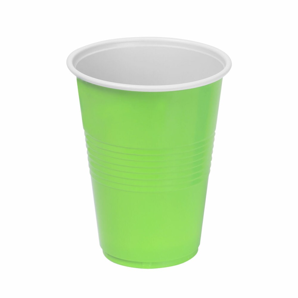 Σετ επαναχρησιμοποιήσιμων ποτήριων Algon Πράσινο 48 Μονάδες 450 ml (10 Τεμάχια)