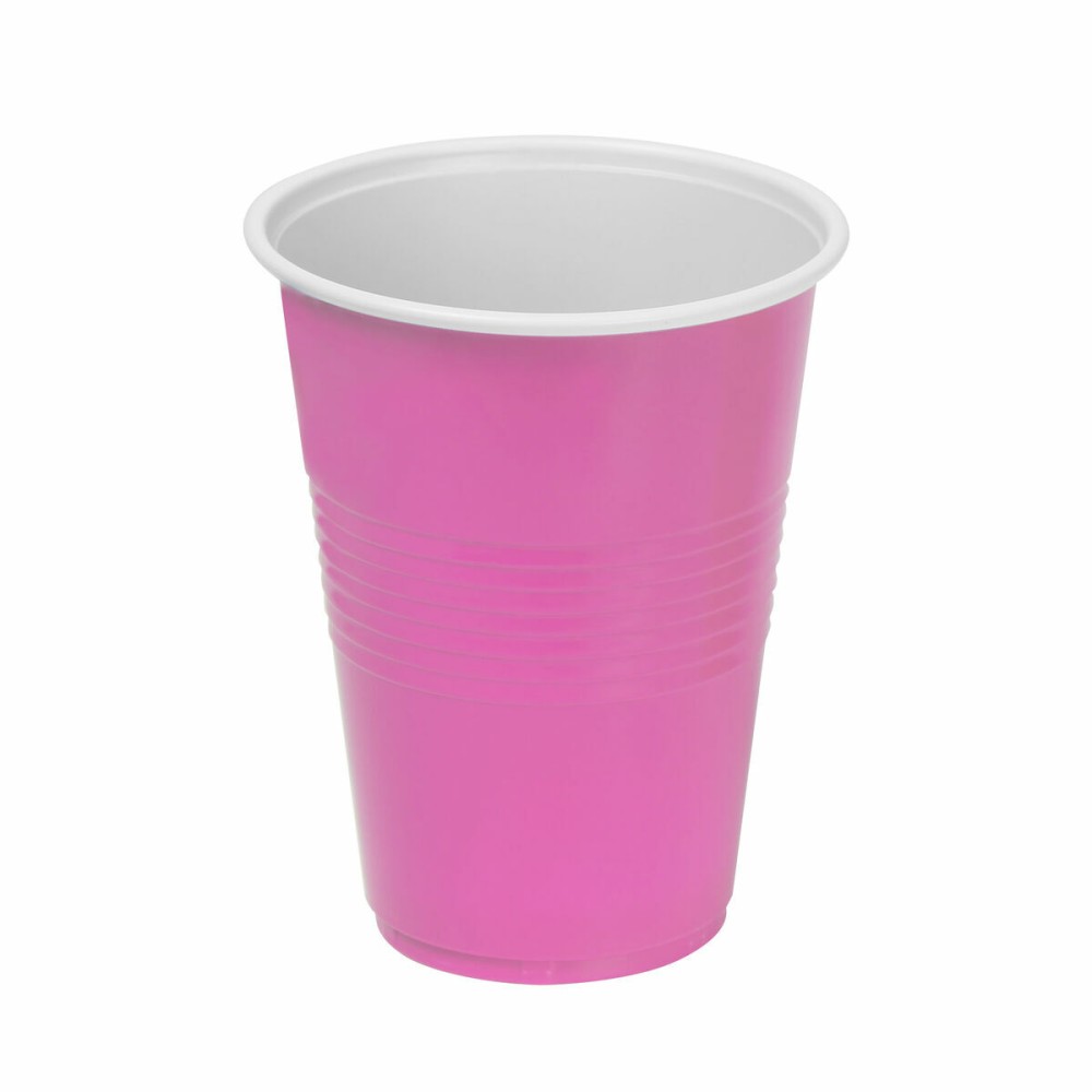 Σετ επαναχρησιμοποιήσιμων ποτήριων Algon Ροζ 48 Μονάδες 450 ml (10 Τεμάχια)