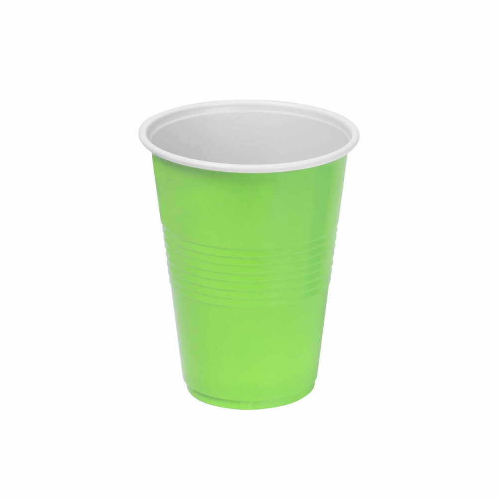Σετ επαναχρησιμοποιήσιμων ποτήριων Algon Πράσινο 24 Μονάδες 250 ml (25 Τεμάχια)