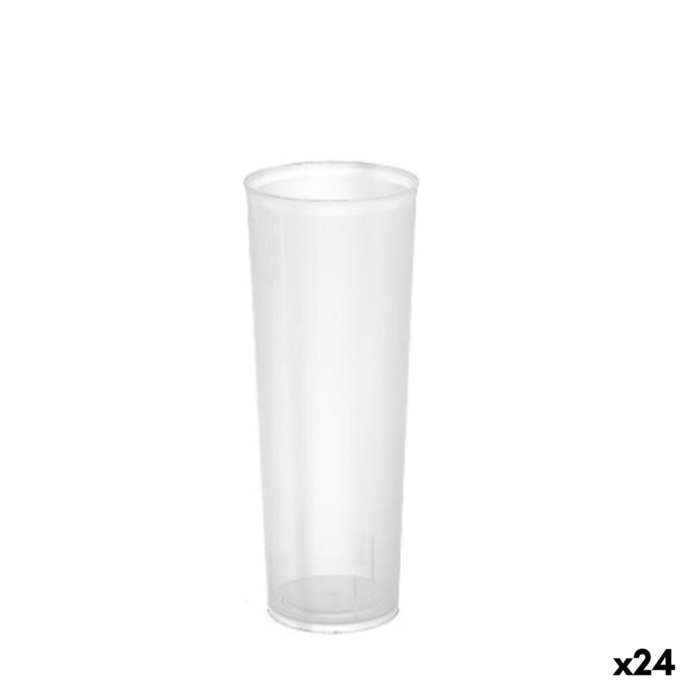 Σετ επαναχρησιμοποιήσιμων ποτήριων Algon Διαφανές 24 Μονάδες 330 ml (20 Τεμάχια)