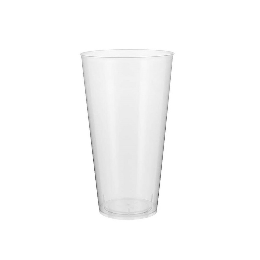 Σετ επαναχρησιμοποιήσιμων ποτήριων Algon Πλαστική ύλη Διαφανές 10 Τεμάχια 450 ml (32 Μονάδες)