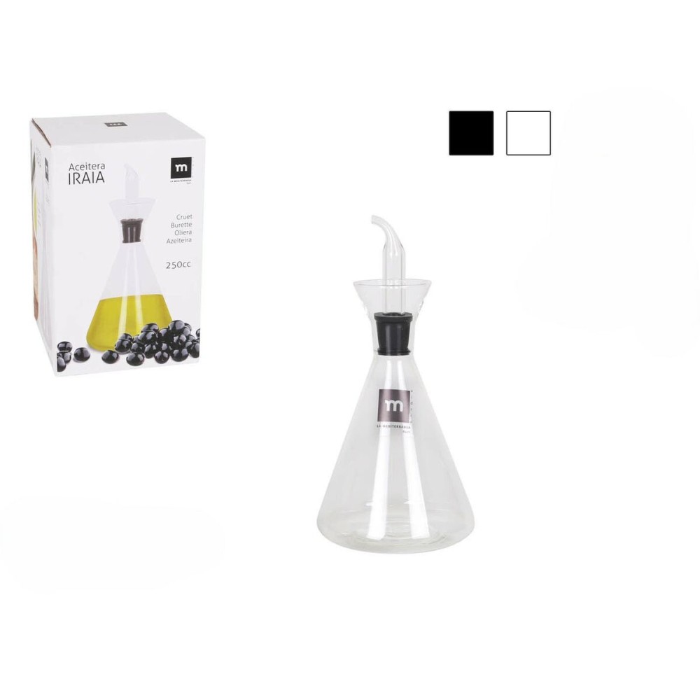 Λαδιέρα La Mediterránea Διαφανές Βοροπυριτικό γυαλί 250 ml (8 Μονάδες)