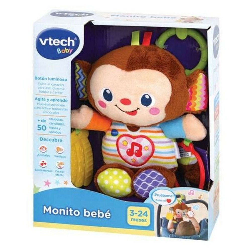 Βελούδινο Παιχνίδι Δραστηριοτήτων για το Μωρό Monito Bebé Vtech (ES)
