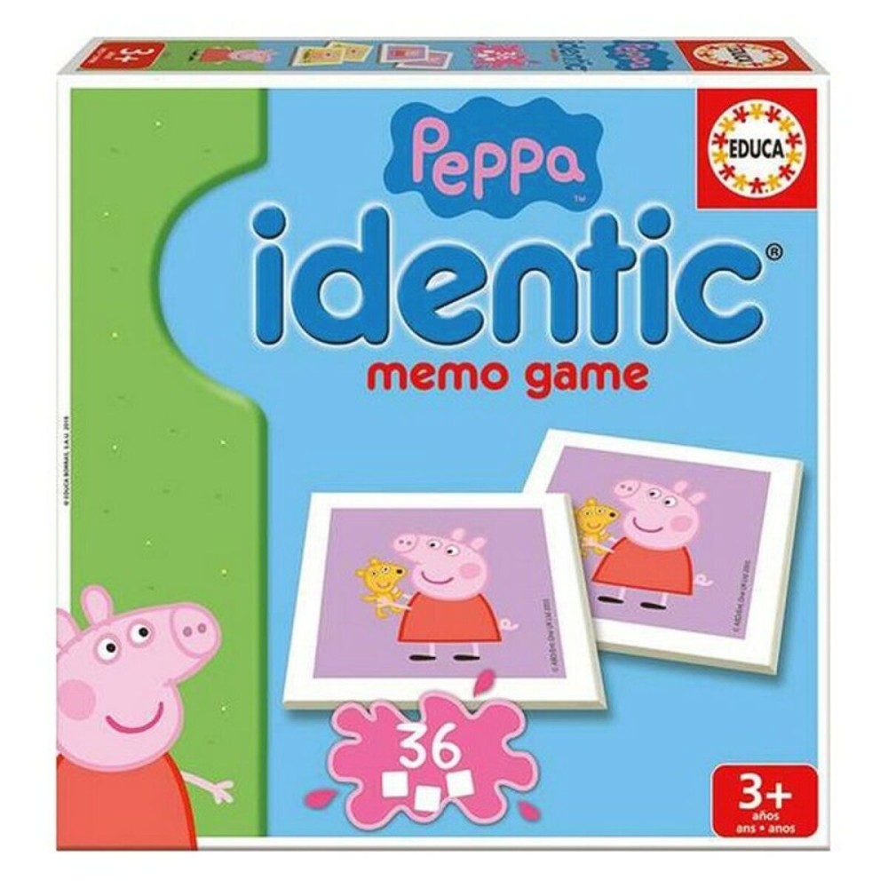 Παιχνίδια με τράπουλα Peppa Pig Identic Memo Game Educa 16227