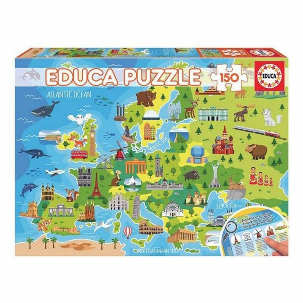Παιδικό παζλ Europe Map Educa (150 pcs)
