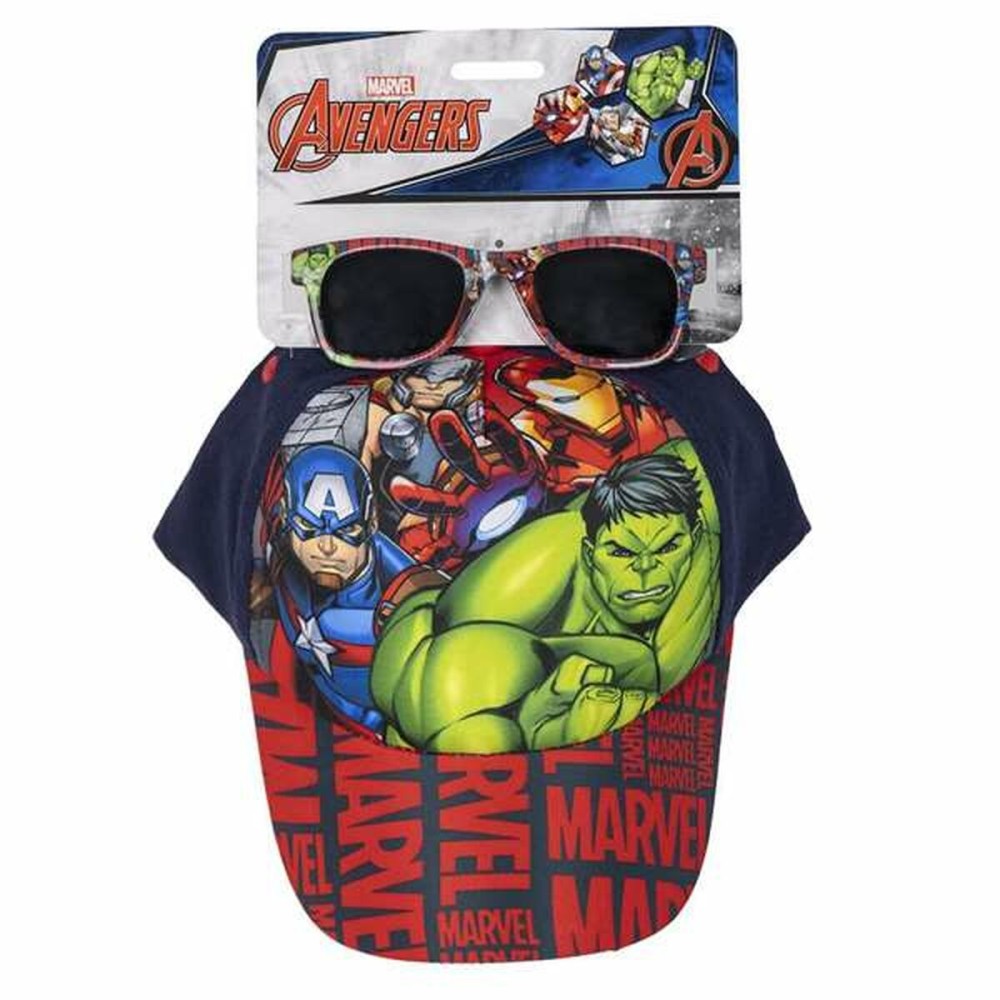Σετ καπέλου και γυαλιών ηλίου The Avengers 2 Τεμάχια Παιδικά