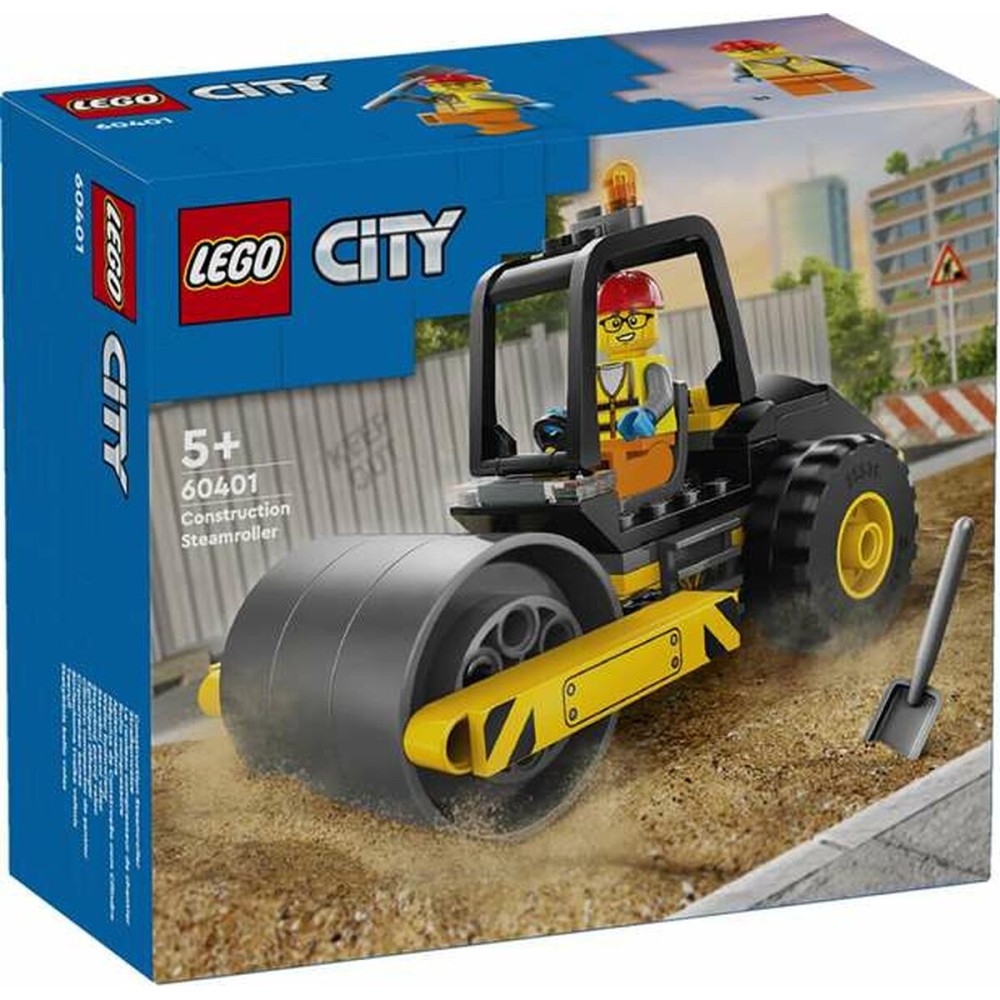 Παιχνίδι Kατασκευή Lego 60401 - Construction Steamroller 78 Τεμάχια
