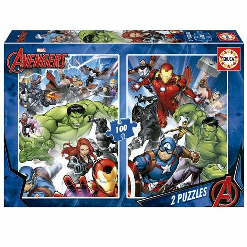 Σετ 2 Παζλ The Avengers 100 Τεμάχια