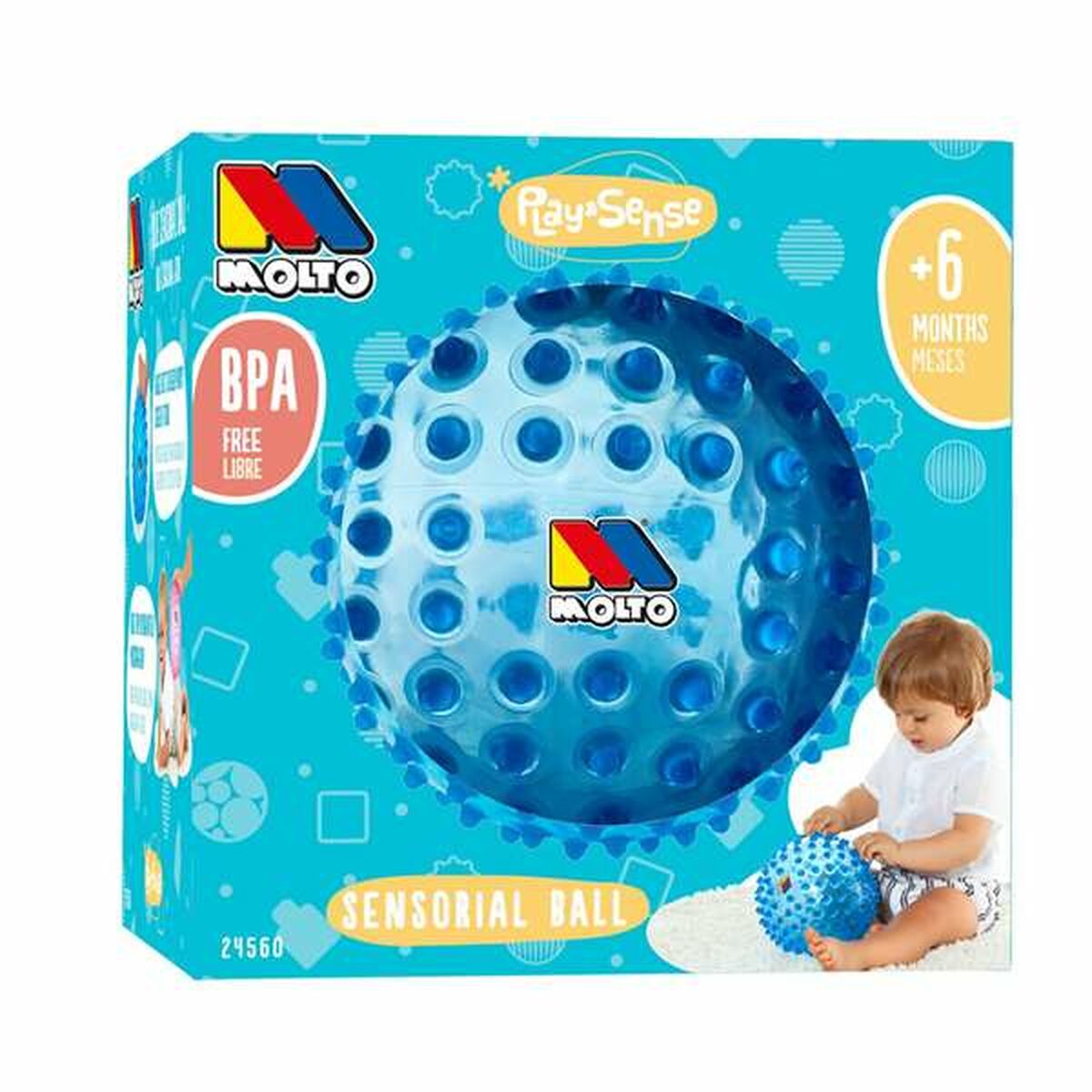 Αισθητική μπάλα Moltó 20 cm Μπλε