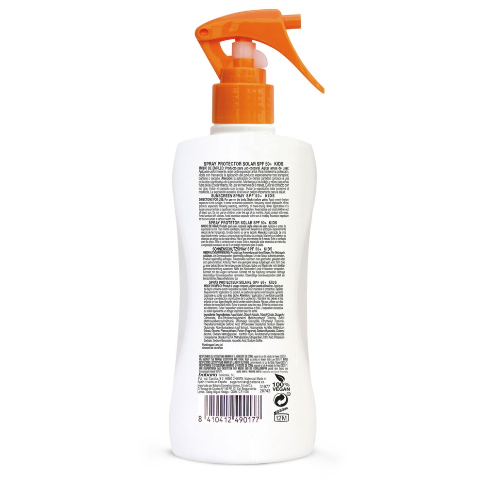 Αντηλιακή Κρέμα Babaria 200 ml 50+