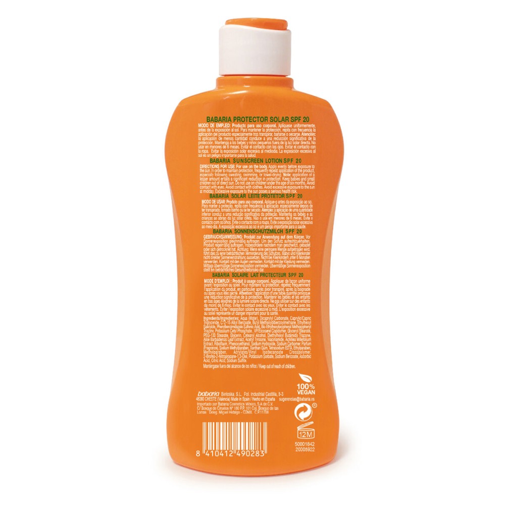 Αντηλιακή Κρέμα Babaria 300 ml 20