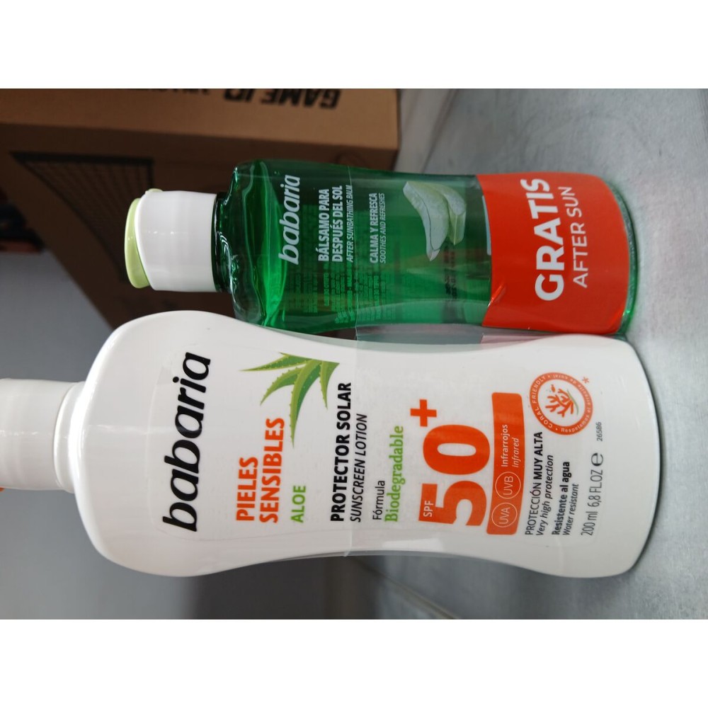 Ηλιακό Γαλάκτωμα Babaria Spf 50 100 ml Ευαίσθητο Δέρμα