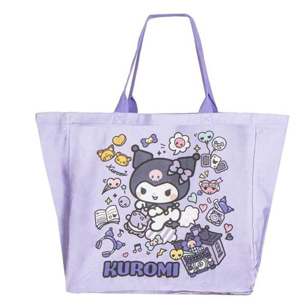 Τσάντα για ψώνια Hello Kitty Kuromi  Λιλά 48 x 43 x 17 cm