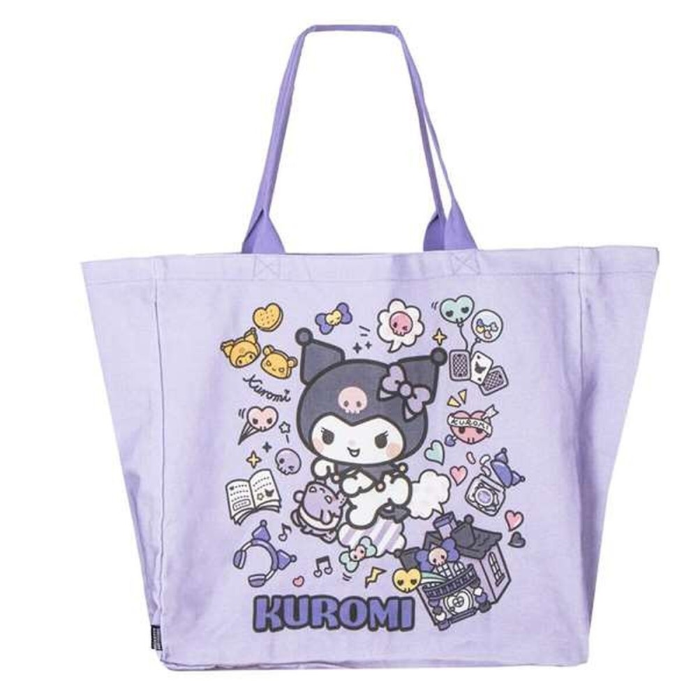 Τσάντα για ψώνια Hello Kitty Kuromi  Λιλά 48 x 43 x 17 cm