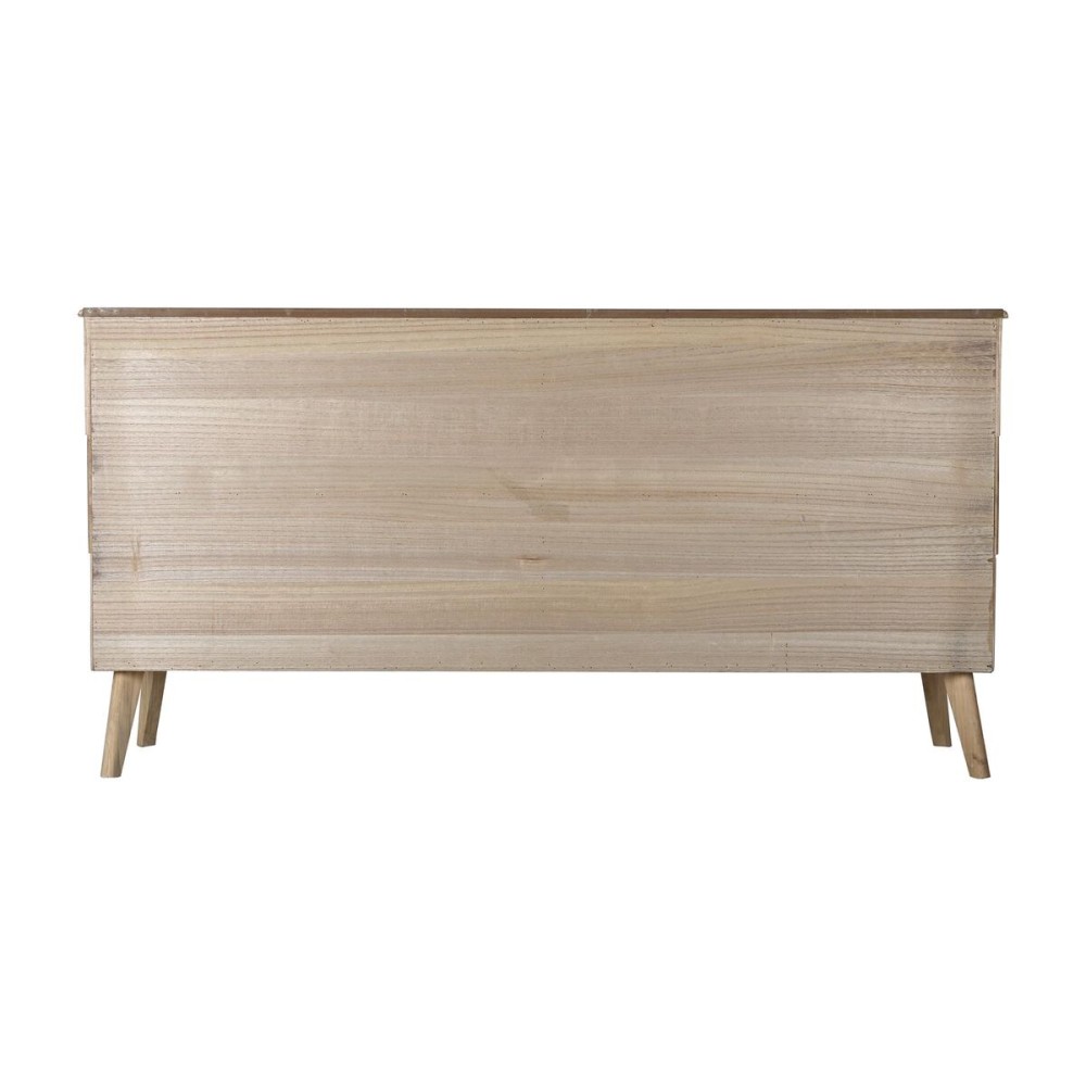 Σκευοθήκη DKD Home Decor Χρυσό Ανοιχτό καφέ Ξυλο παουλόβνια Ξύλο MDF 157 x 40 x 80 cm