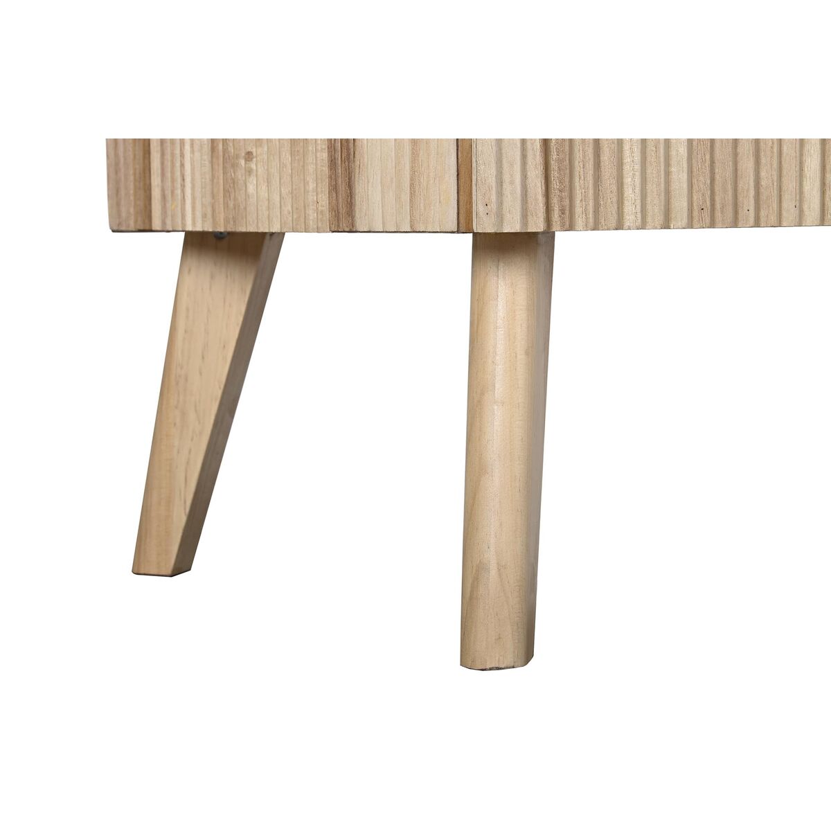 Σκευοθήκη DKD Home Decor Χρυσό Ανοιχτό καφέ Ξυλο παουλόβνια Ξύλο MDF 157 x 40 x 80 cm