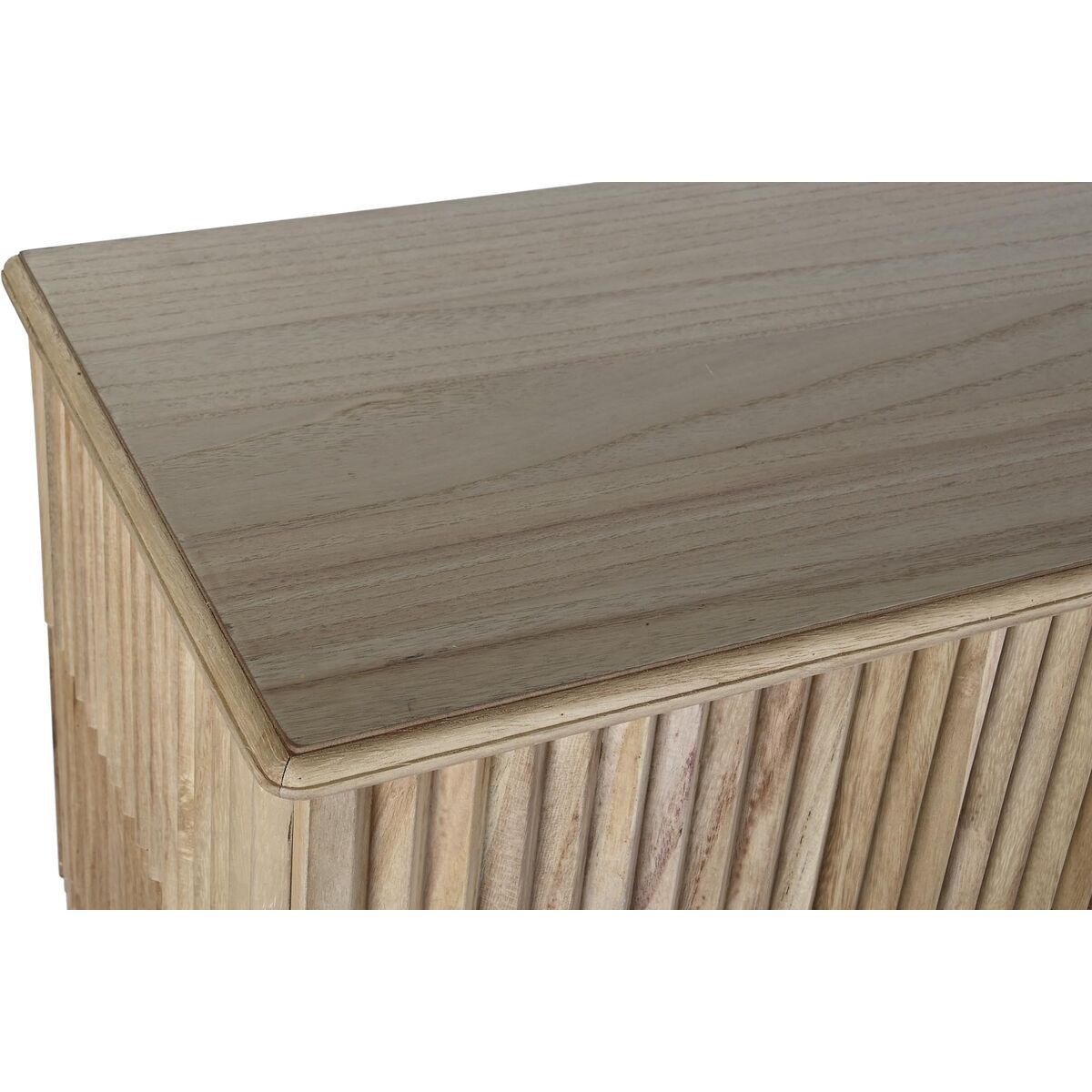 Σκευοθήκη DKD Home Decor Χρυσό Ανοιχτό καφέ Ξυλο παουλόβνια Ξύλο MDF 157 x 40 x 80 cm