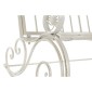 Κουνιστή Καρέκλα DKD Home Decor Μέταλλο Αλουμίνιο Λευκό (118 x 90 x 92 cm)