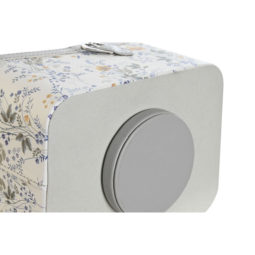 Βάση για Τηλεχειριστήρια DKD Home Decor Λευκό Γκρι Λιλά Ανοιχτό Ροζ x2