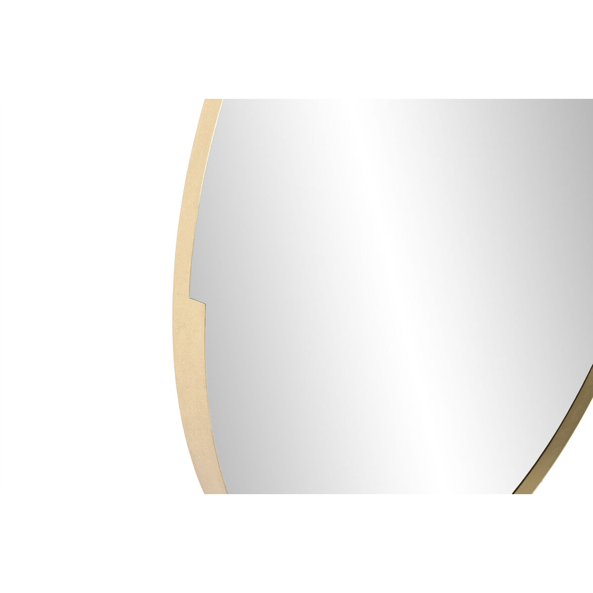 Τοίχο καθρέφτη Home ESPRIT Χρυσό Σίδερο Καθρέφτης 121 x 5 x 121 cm