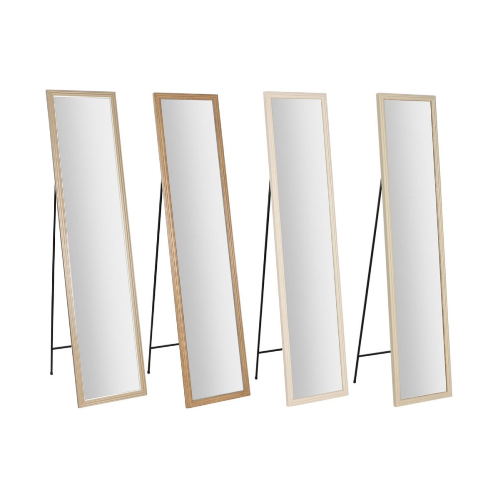 Καθρέφτης Καλλωπισμού Home ESPRIT Λευκό Καφέ Μπεζ Γκρι 35,5 x 40 x 155 cm (4 Μονάδες)
