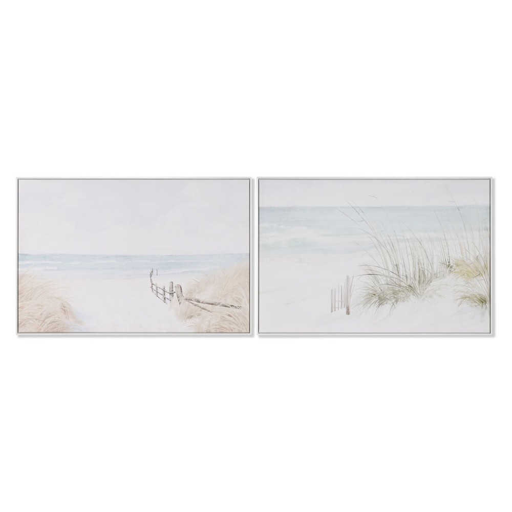 Πίνακας Home ESPRIT Παραλία Μεσογείακός 120 x 4 x 80 cm (x2)