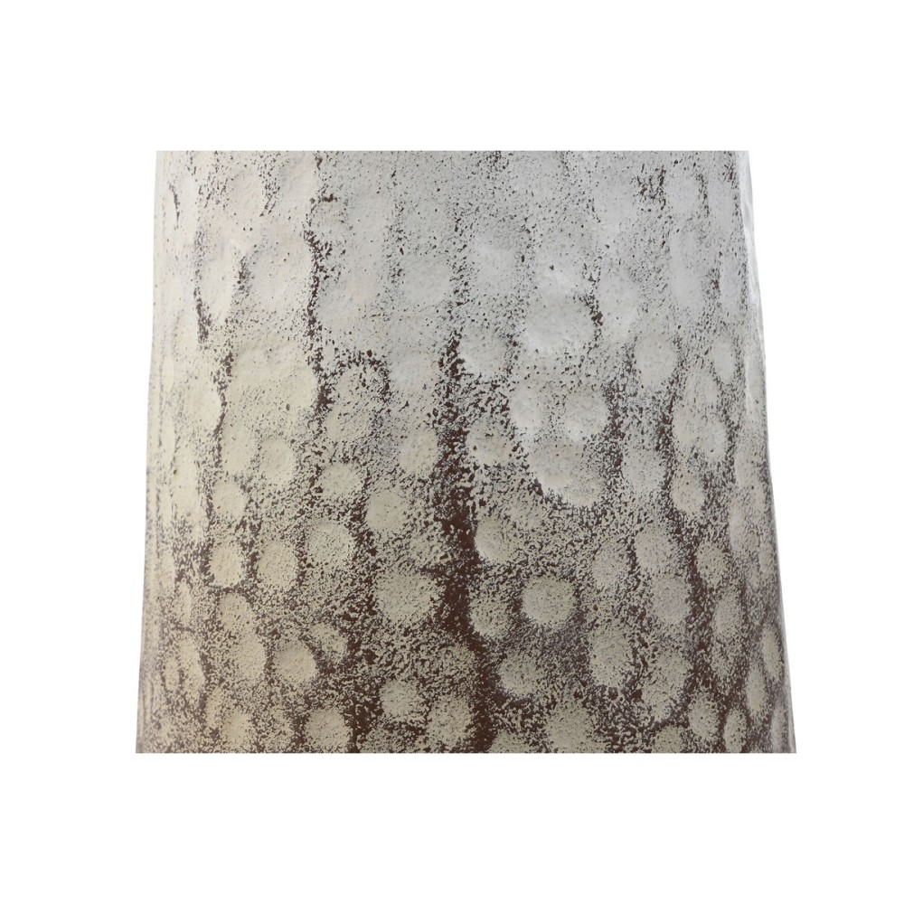 Βάζο Home ESPRIT Λευκό Μέταλλο Αποικιακό 20 x 20 x 49 cm