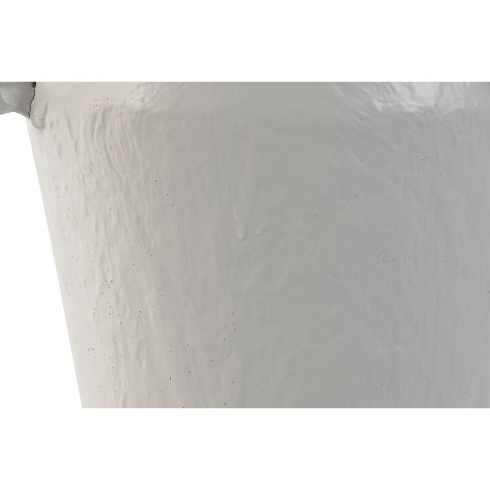 Βάζο Home ESPRIT Λευκό Μέταλλο 33,5 x 20 x 36 cm