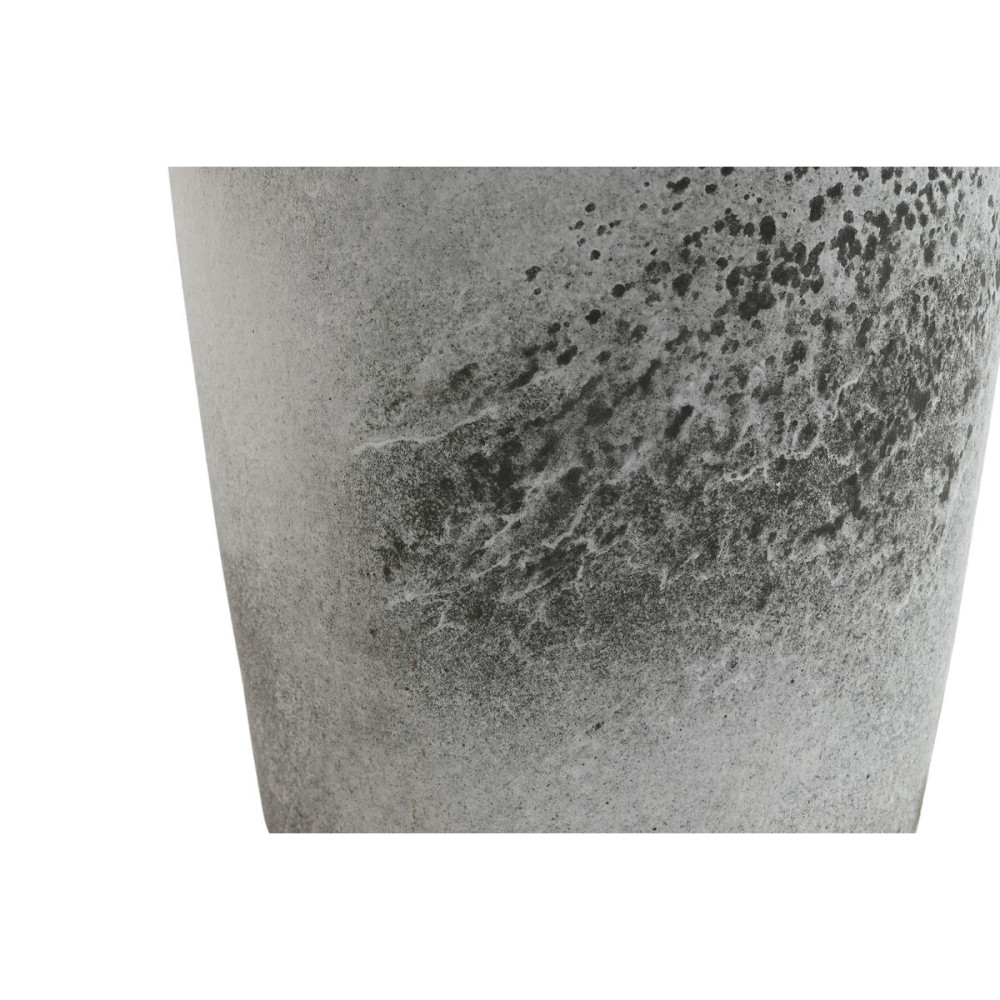 Βάζο Home ESPRIT Λευκό Μαύρο Κεραμικά Παλαιωμένο φινίρισμα 20 x 20 x 51 cm