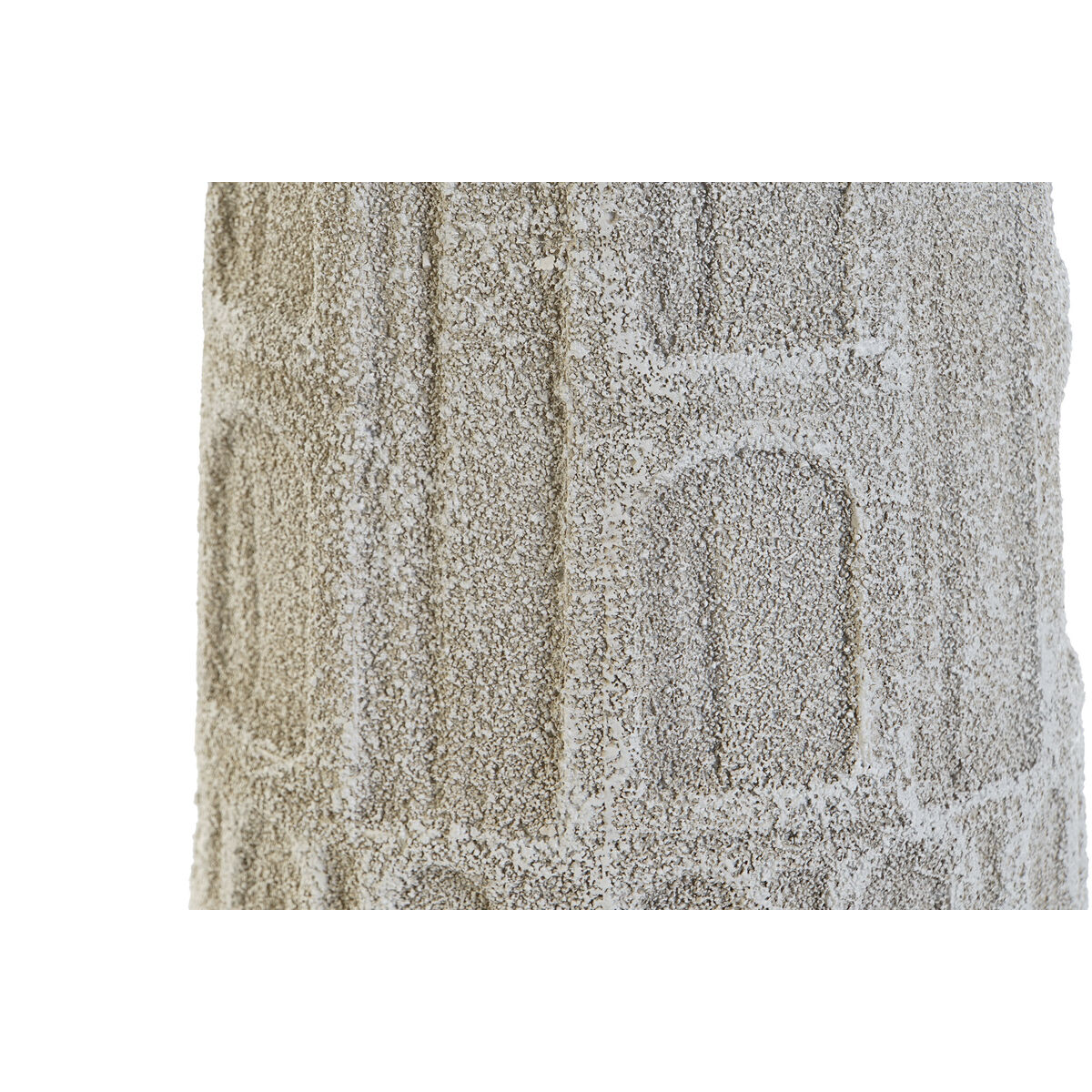 Βάζο Home ESPRIT Λευκό Ρητίνη 15 x 15 x 41 cm