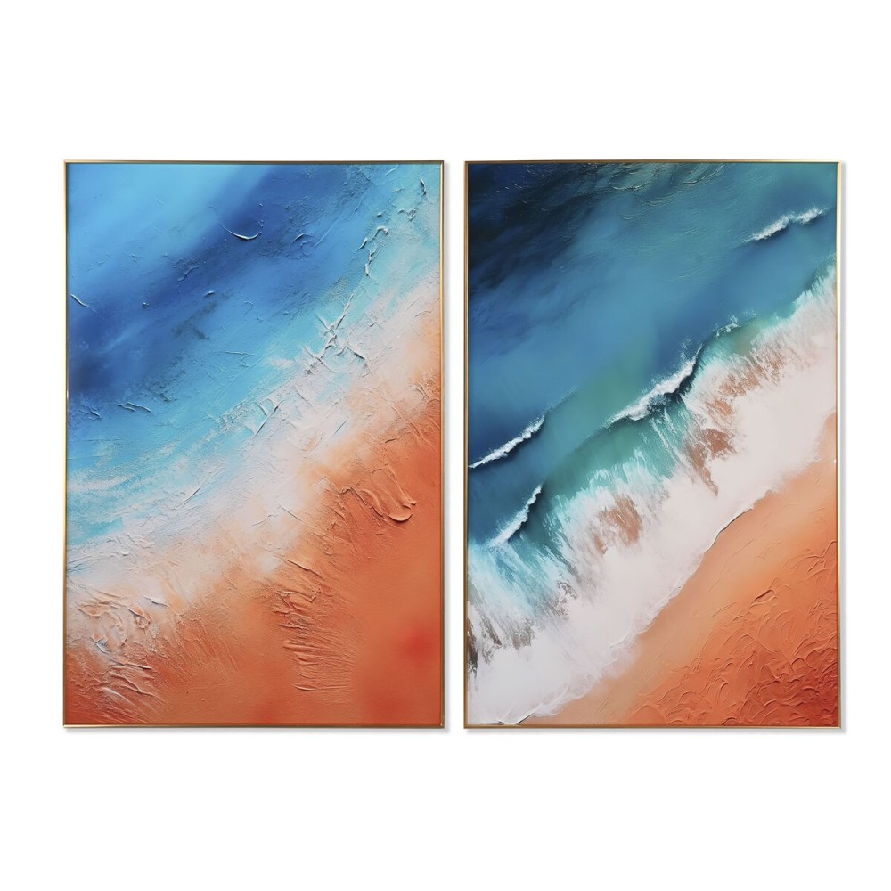 Πίνακας Home ESPRIT Σύγχρονη Παραλία 80 x 3 x 120 cm (x2)