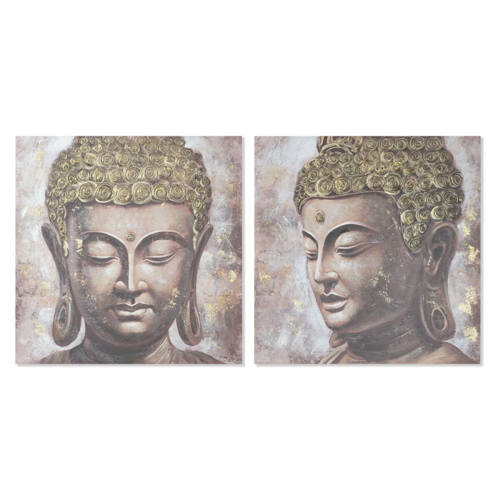 Πίνακας Home ESPRIT Βούδας Ανατολικó 100 x 3 x 100 cm (x2)