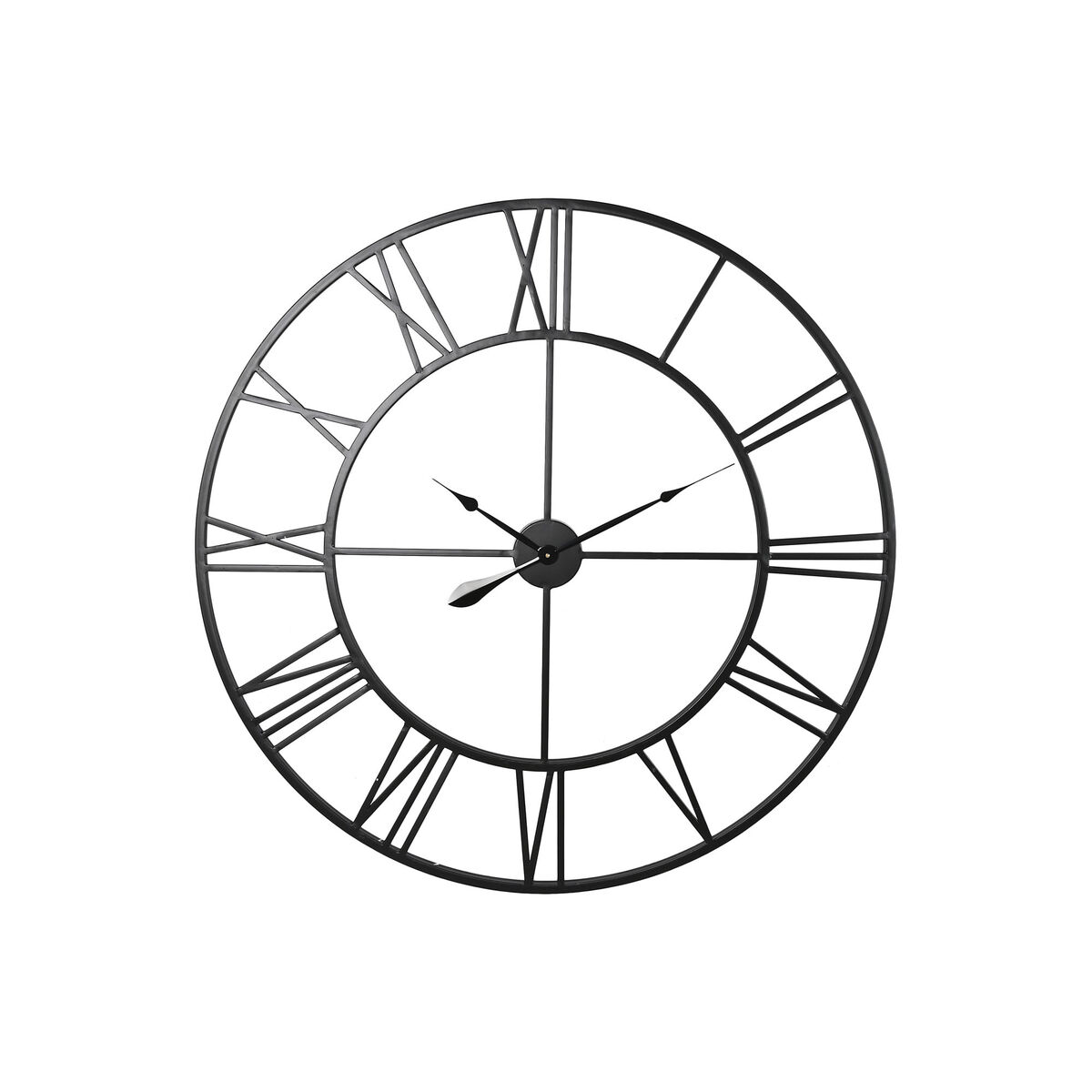 Ρολόι Τοίχου Home ESPRIT Μαύρο Μέταλλο 100 x 3 x 100 cm