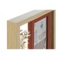 Κορνίζα Home ESPRIT Φυσικό τερακότα Κρυστάλλινο Ξύλο MDF Σκανδιναβικός 25 x 7 x 23 cm